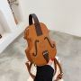 Дамска чанта раница Brown Violin, снимка 3