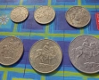 Сет 1992 - 20 и 50 Стотинки, 1, 2, 5 и 10 Лева Република България, снимка 2