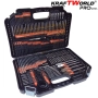 Комплект битове и свредла kraftworld – 246 части в куфар | HSS + дърво + зидария, снимка 2