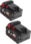 P0WER ELEKTR0 2 x 5.0Ah литиево-йонна батерия за инструменти Milwaukee M18 18V, снимка 2