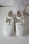 НОВИ бели официални обувки 34/35номер, 21.6см стелка., снимка 4