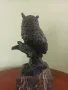 Бронзова фигура бухала. , снимка 4
