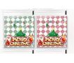 50 бр Mery christmas квадрати коледни опаковъчни пликчета торбички за дребни сладки ръчна изработка