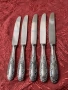 Стари антикварни посребрени ножове Silkema Solingen - 5бр., снимка 1