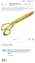 Gifaz Italy Dressmaker's Scissors Gold Cut 12"-30cm (Нова), снимка 7