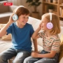  Безжични стерео Bluetooth слушалки XO Cartoon Kids /лилави/, снимка 4