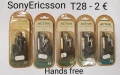 Hands free за SonyEricsson T28,Samsung D500,Nokia 8210,8310,1100,Sagem,LG,Panasonic,Nokia 5110,3310, снимка 1