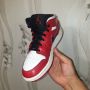  Air Jordan 1 Retro Mid 'Gym Red White' номер 37-37,5 оригинални маратонки , снимка 12