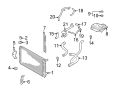 Маркуч антифриз от радиатор към водна помпа Audi/VW кат. № 8D0 121 055G, отлично състояние, снимка 4