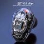 Мини безжична слушалка с диплей, Bluetooth 5.2, 70 mAh, 12 ч, Черна, снимка 1 - Безжични слушалки - 45656451
