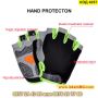 Ръкавици без пръсти за колоездене - еластични в сив цвят - КОД 4057, снимка 13