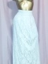 M/XL Бяла ,дантелена ,дълга пола , снимка 6