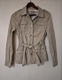 Дамско леко тънко бежово яке тип дънково XS, снимка 1