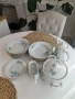 Красив комплект с позлата - стар български порцелан, снимка 1