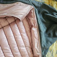  Дамска дебела розова грейка, размер ХХL, снимка 6 - Елеци - 45219222