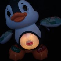 Интерактивна бебешка играчка пингвин Fisher Price Valentine The Penguin , снимка 6 - Музикални играчки - 45489795
