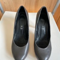 Сиви дамски обувки на ток, снимка 6 - Дамски обувки на ток - 45556901