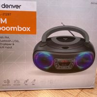 CD Boombox Denver - Bluetooth / USB / AUX, снимка 5 - Друга електроника - 45566398
