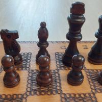 шах фигури дървени нови 34см , снимка 8 - Шах и табла - 45826568