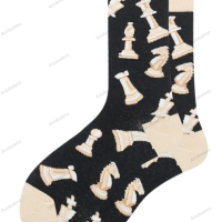 Мъжки чорапи със забавен модел от 5 чифта, 3цвята , снимка 3 - Мъжки чорапи - 45067498
