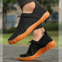 Боси обувки, Mens Barefoot Shoes Wear-Resistant Lightweight for Outdoor Travel (Black 44), снимка 3 - Спортно елегантни обувки - 45857410