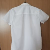 Бяла риза с къс ръкав за момче на LC Waikiki 8 - 9 год 128 - 134см, снимка 3 - Детски ризи - 45535563