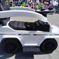 LORELLI кола за яздене с дръжка Mercedes-benz G350d бял, снимка 9 - Детски колички - 45263986