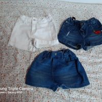 Лот дънкови къси панталонки , снимка 1 - Детски къси панталони - 45161331