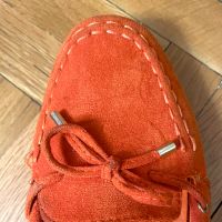 Дамски мокасини в оранжев цвят, снимка 2 - Дамски ежедневни обувки - 45383979