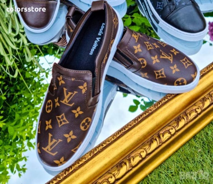 Мъжки кафяви кецове  Louis Vuitton-Pe 80Pe, снимка 1