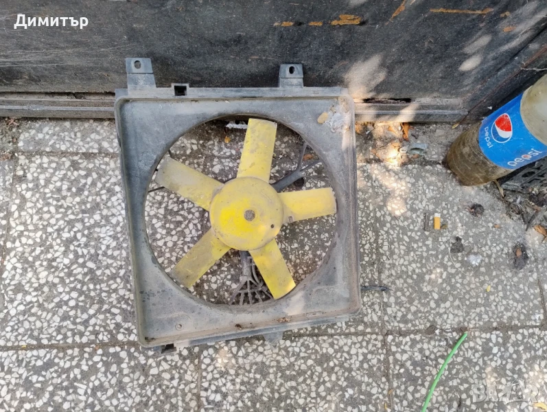 Вентилатор Воден Радиатор + Дифузьор За Нисан Примера 1.6 16В 1991г / Nisan Primera 1.6 16V 1991y, снимка 1