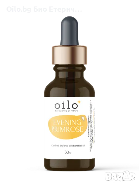 Oilo БИО Етерични масла - Вечерна иглика Oilo Bio Evening primrose Oil 30 мл, снимка 1