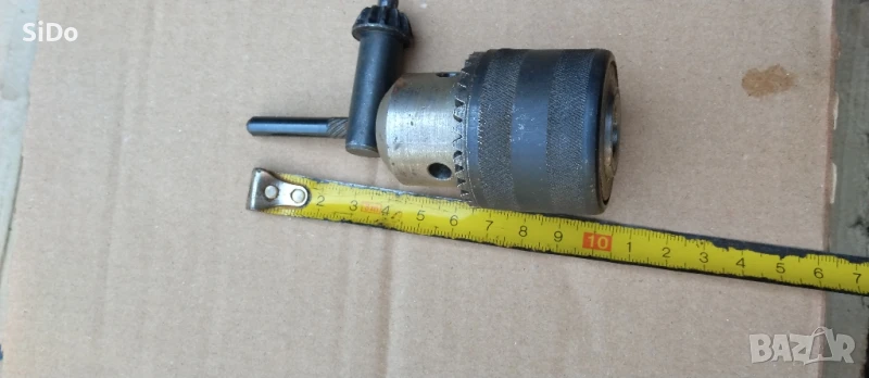 Патронник за бормашина с ключ за притягане и отхлабване- чисто нов, снимка 1