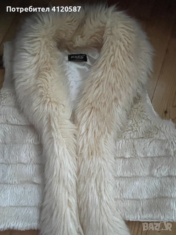 Дамски плюшен елек, снимка 1