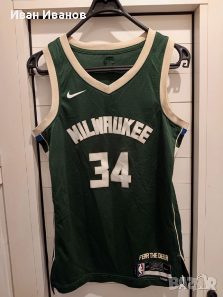 Чисто нов оригинален потник на Milwaukee Bucks - Giannis Antetokounmpo, снимка 1