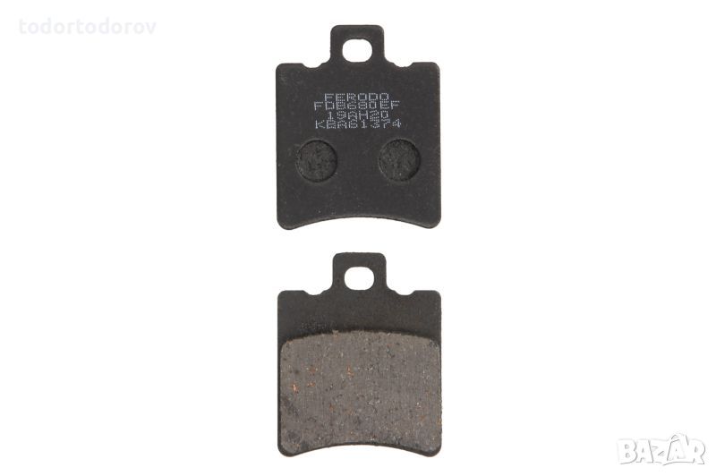 Комплект дискови накладки FERODO FDB680EF Позиция на монтаж-Отзад, снимка 1