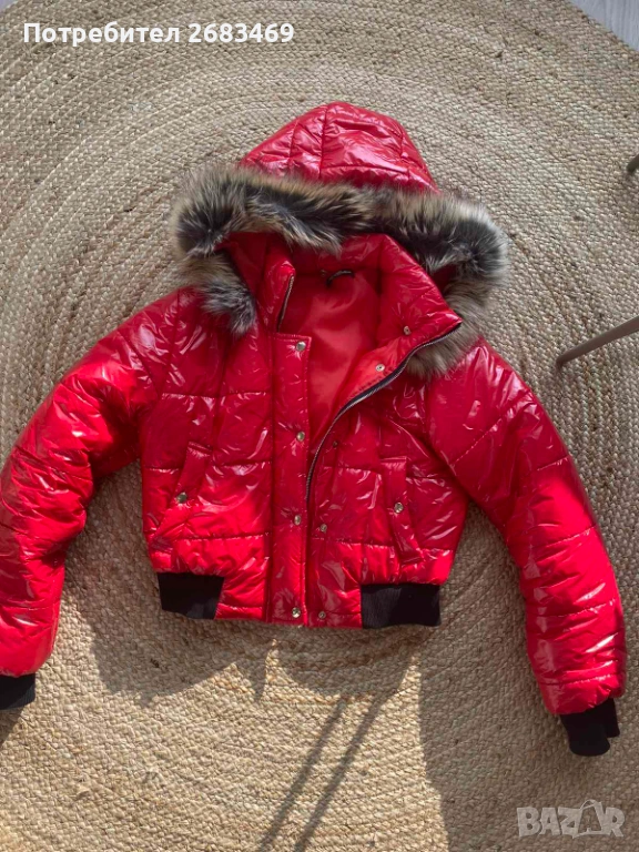 Зимно червено яке, снимка 1