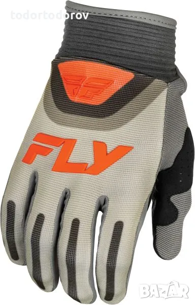 ТОП ЦЕНА Мотокрос ръкавици FLY RACING F-16-GRAY/ORANG E,протектори, снимка 1