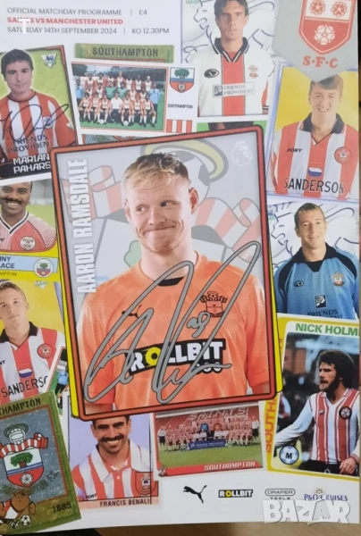 Футболна програма Саутхямптън - Манчестър Юнайтед, снимка 1