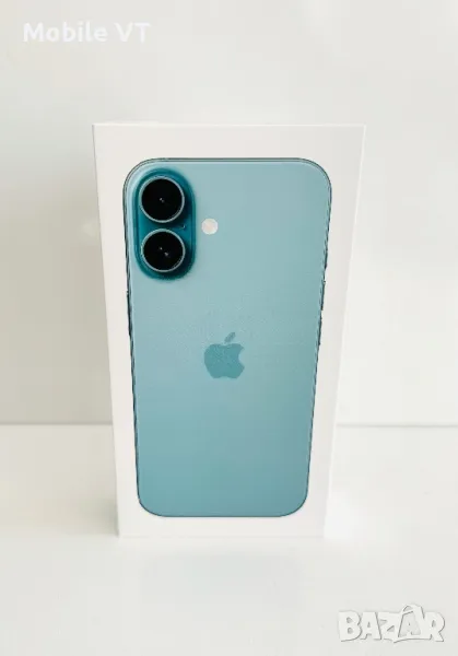 НОВ! iPhone 16 128GB Teal ГАРАНЦИЯ!, снимка 1