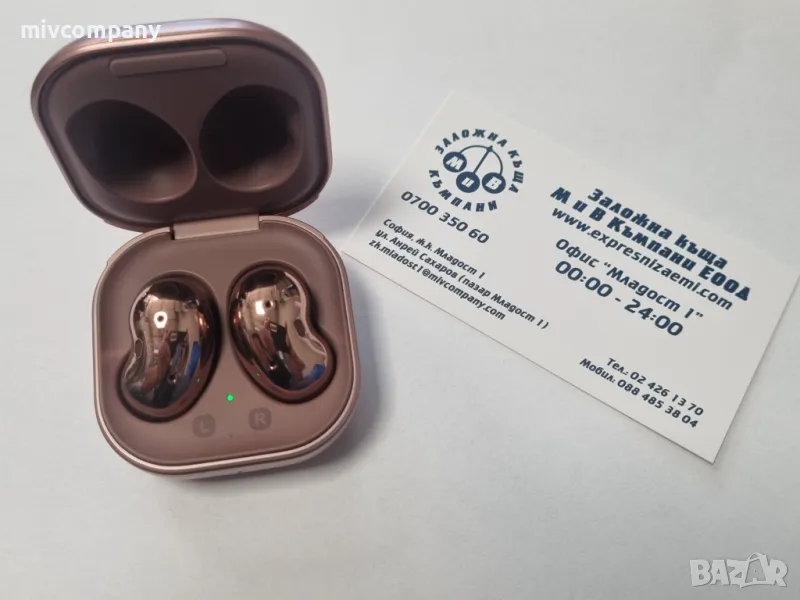 Безжични слушалки Samsung Galaxy Buds Live, снимка 1