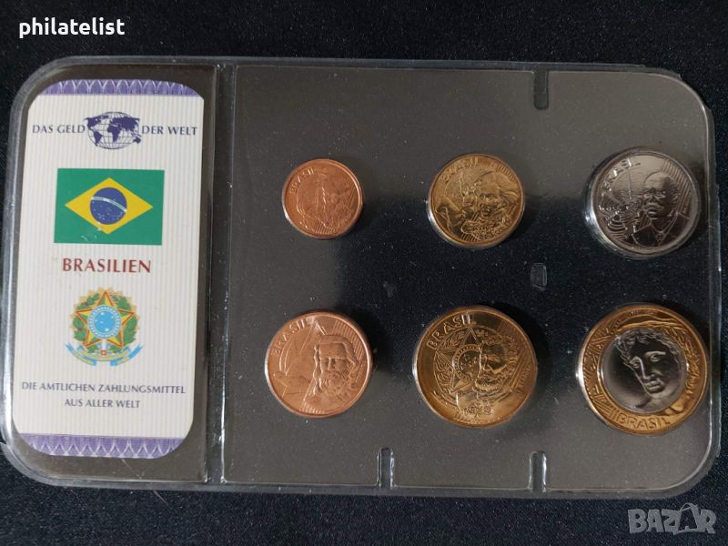 Бразилия - Комплектен сет - 6 монети 2004 - 2007 , снимка 1