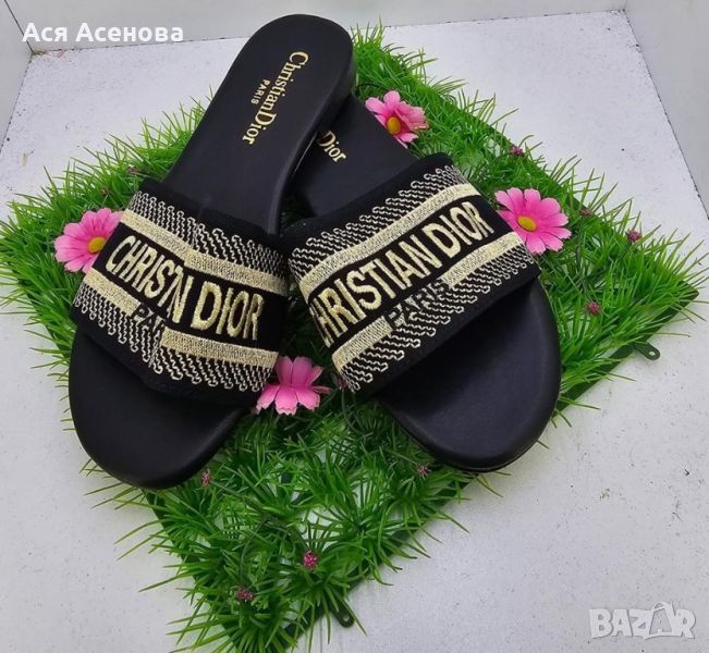 Дамски чехли Диор!, снимка 1