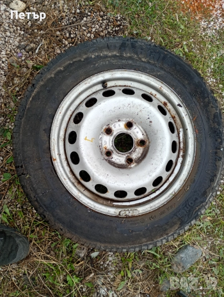 Джанта 15ска с гума за фолцваген шкода Ауди 5х112мм, снимка 1