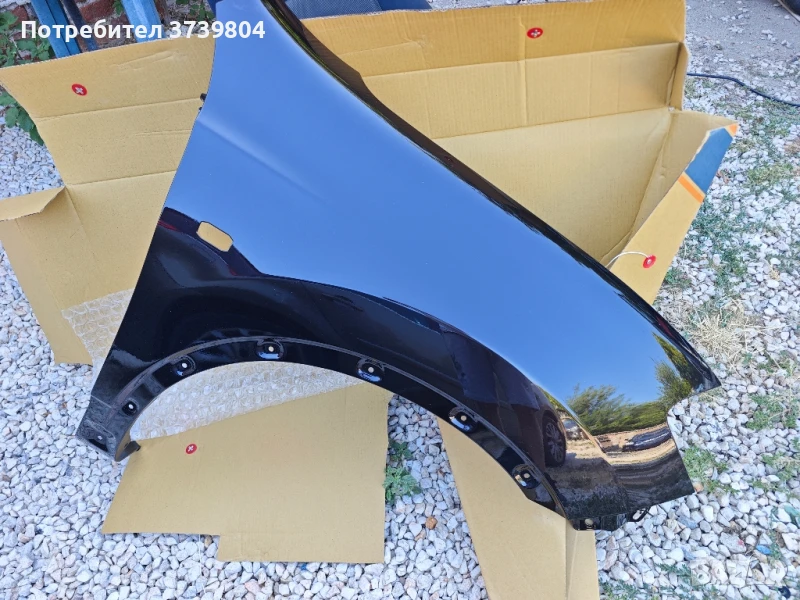 Дясен калник за nissan qashqai 2010г-2014г. лилав чисто нов , снимка 1