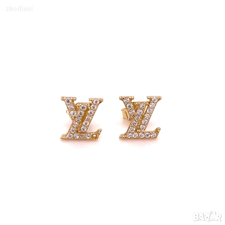Златни обеци Louis Vuitton 1,60гр. 14кр. проба:585 модел:36305-6, снимка 1