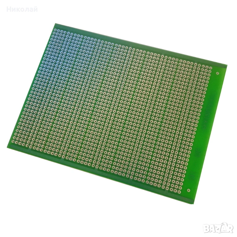 Универсална Макетна Платка 125x95мм – текстолит, калайдисана, снимка 1