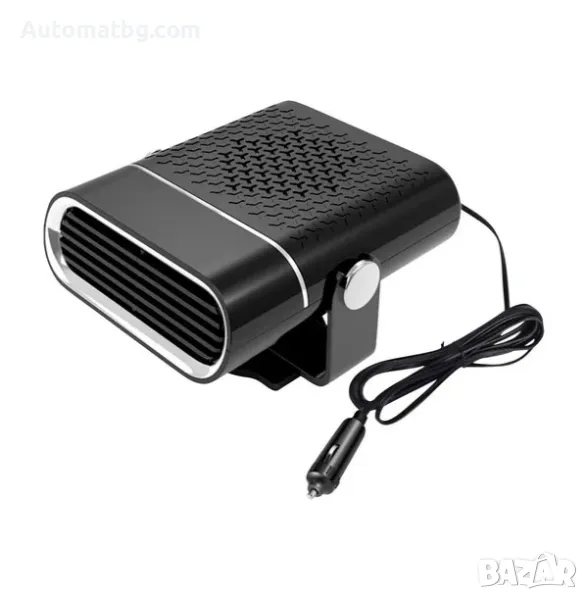 Печка за кола Automat,  Автомобилен нагревател, 12V, 150W, Черен, снимка 1