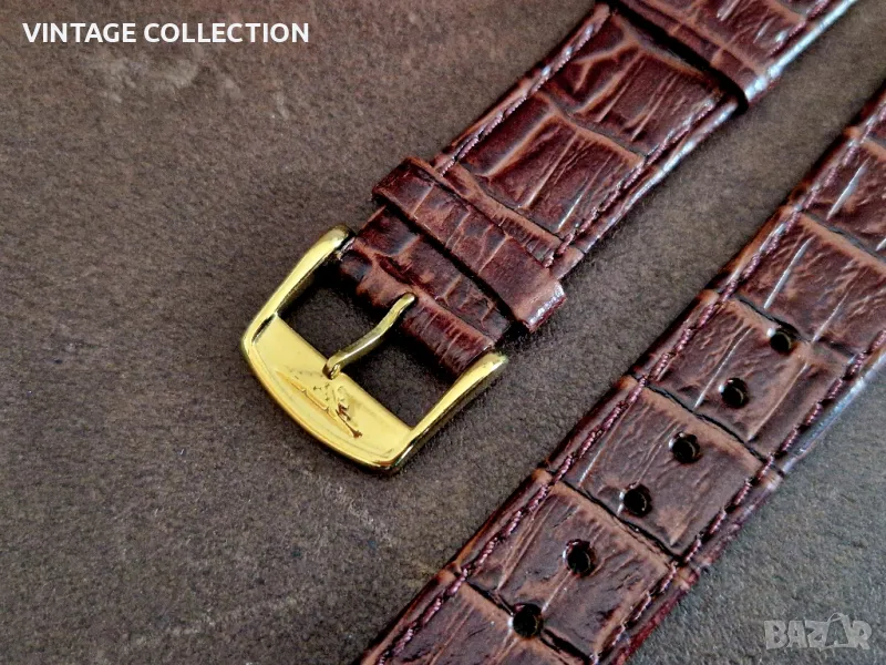 LONGINES Катарама Закопчалка с Кожена Каишка 20мм, снимка 1