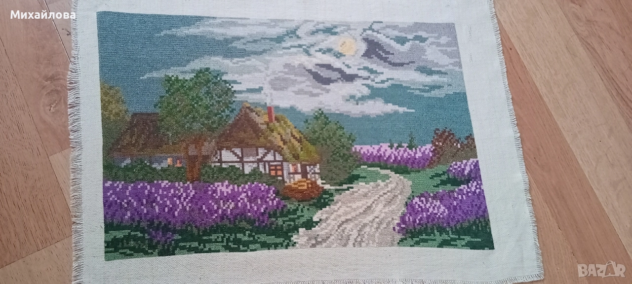 Гоблен "Перуники/ Лавандули/ Сребърна нощ" от Вилер , снимка 1